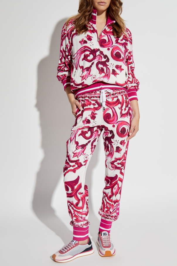 Dolce & Gabbana Sweatshirt with Majolica pattern | Women's